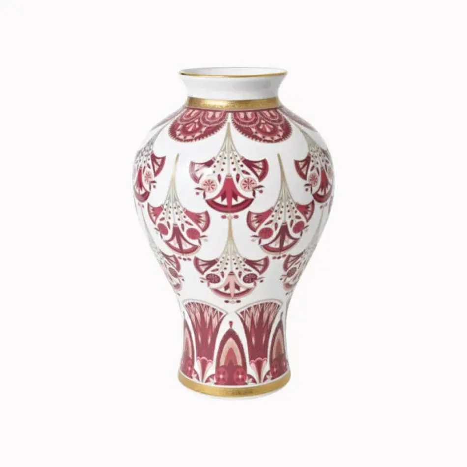 Rêves Du Nil Pourpre Or Vase 35Cm