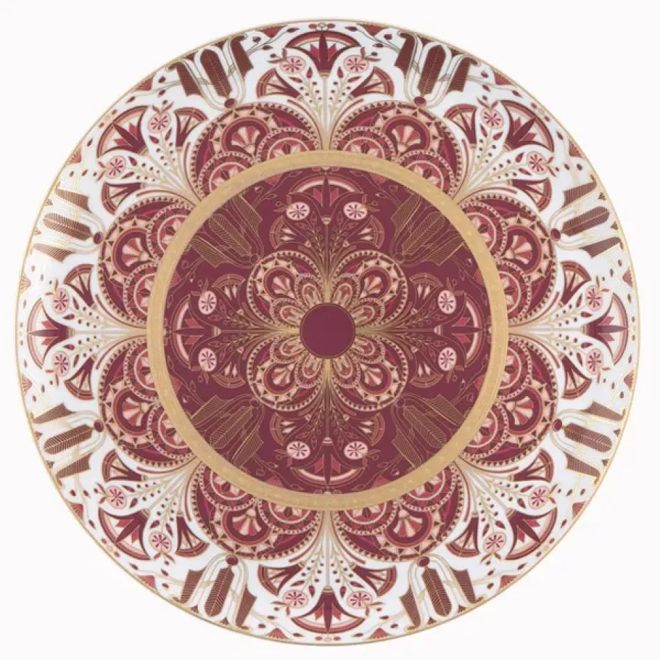 Rêves Du Nil Pourpre Or Round Tart Platter