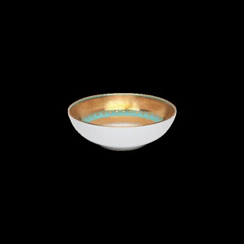 Bassora Green/Gold Cereal Bowl (Special Order)