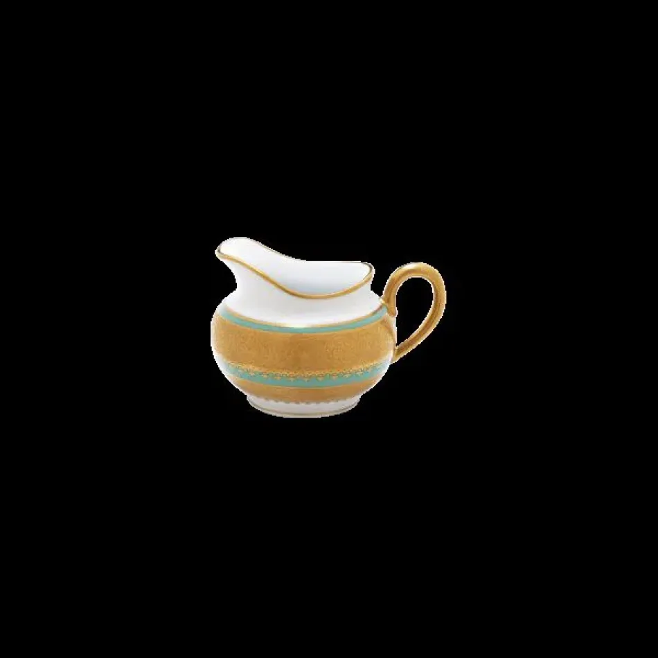 Bassora Green/Gold Creamer (Special Order)