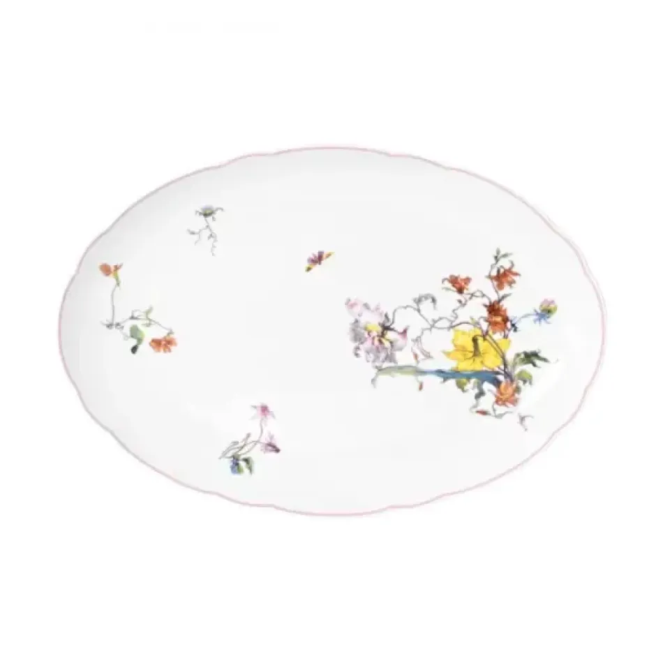 Fleurs D’Auteuil Oval Platter