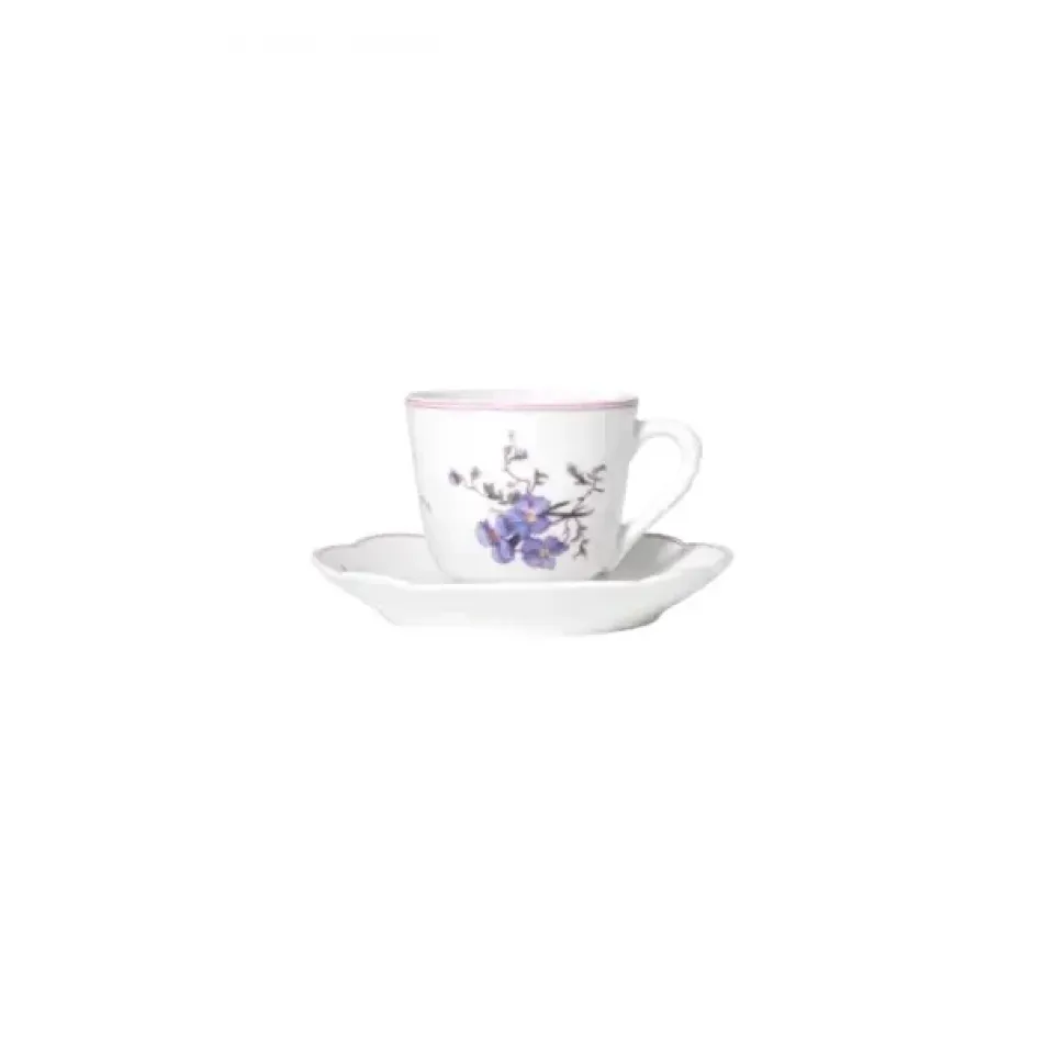 Fleurs D’Auteuil Coffee Cup And Saucer