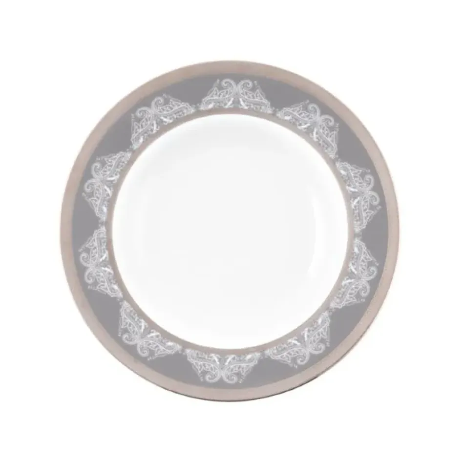 Romane Gris Rim Soup Plate