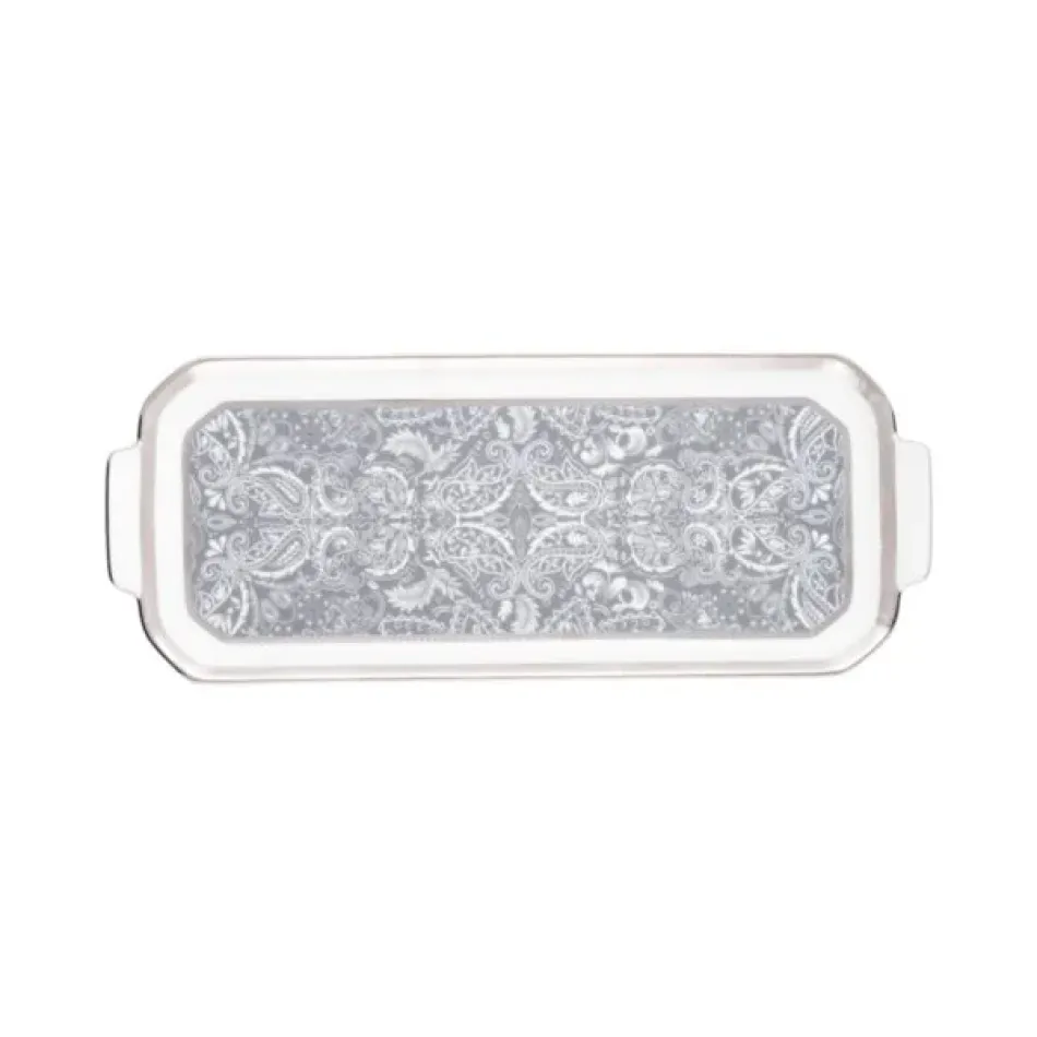 Romane Gris Rectangular Cake Platter