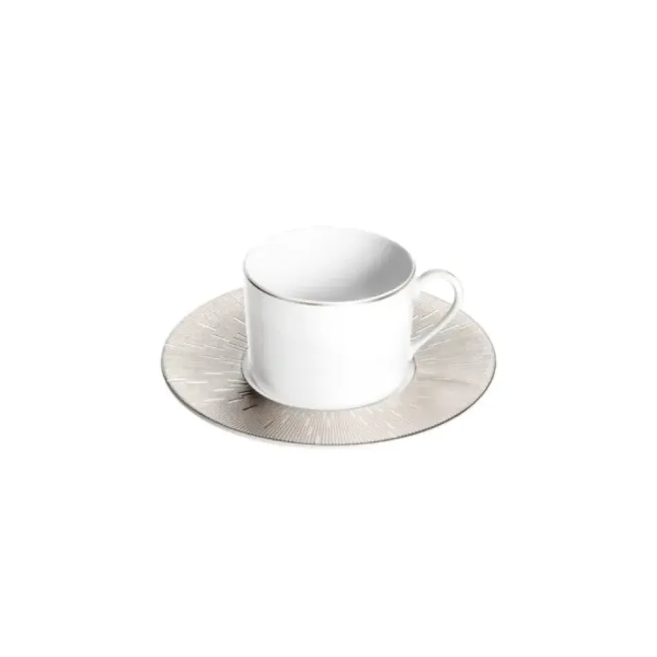 Infini Platine Teacup And Saucer
