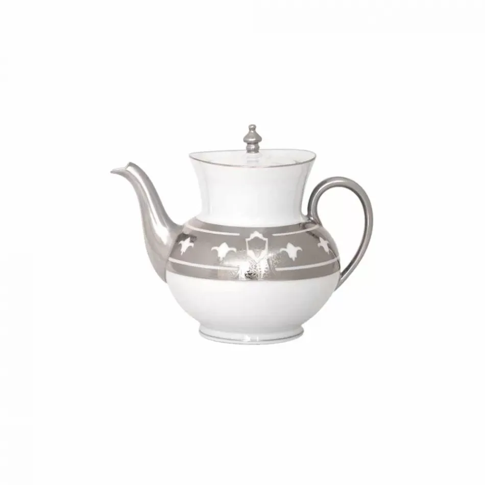 Grand Apparat Platine White/Platinum Teapot 120 Cl (Special Order)