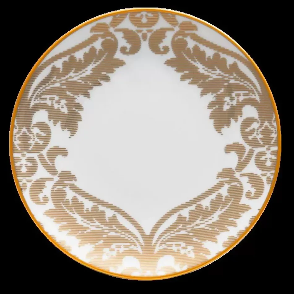 Damasse White/Gold Dessert Plate 22.5 Cm