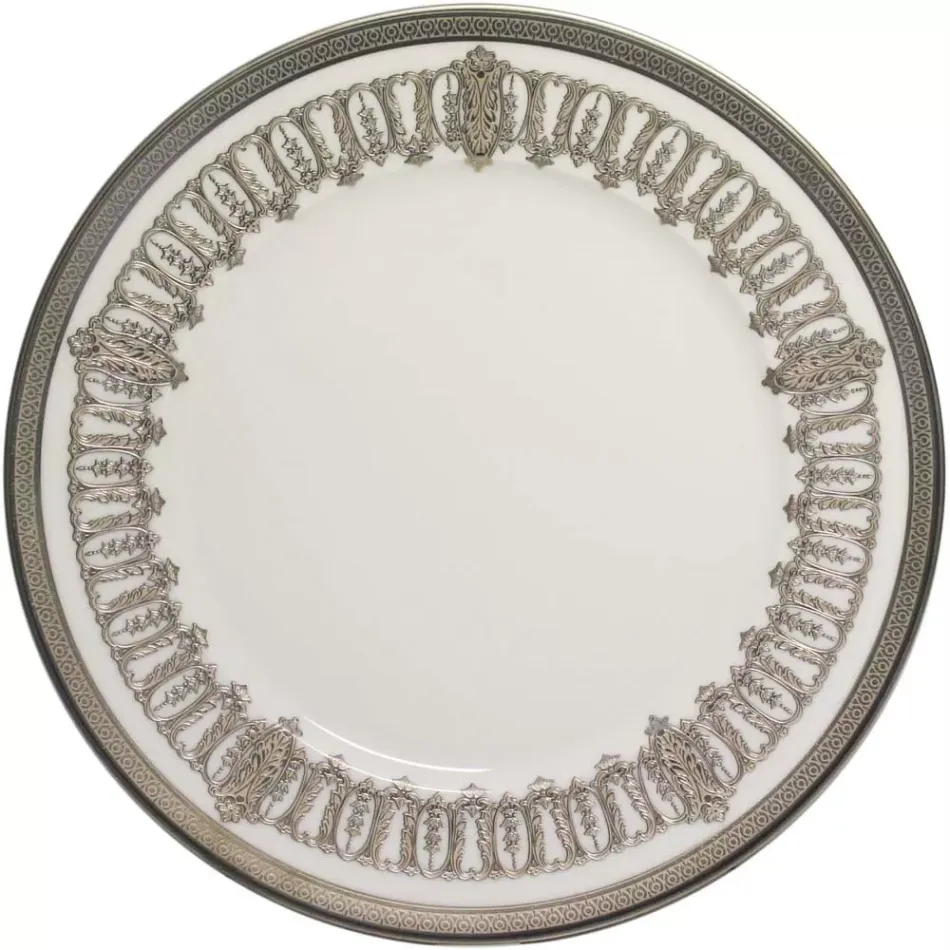 Saint Honore White/Platinum Charger/Presentation Plate 31 Cm (Special Order)