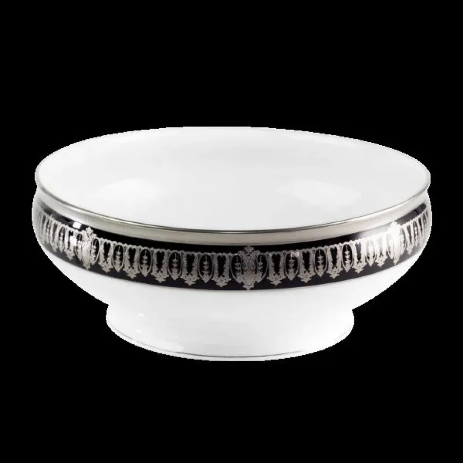 Saint Honore Black/Platinum Salad Bowl (Special Order)