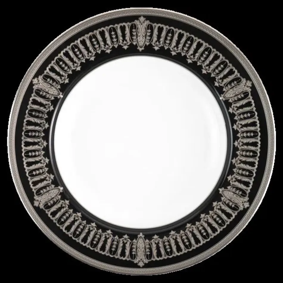 Saint Honore Black/Platinum Deep Platter (Special Order)