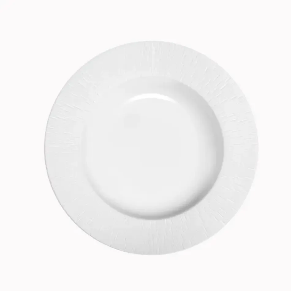 Infini Blanc Rim Soup Plate
