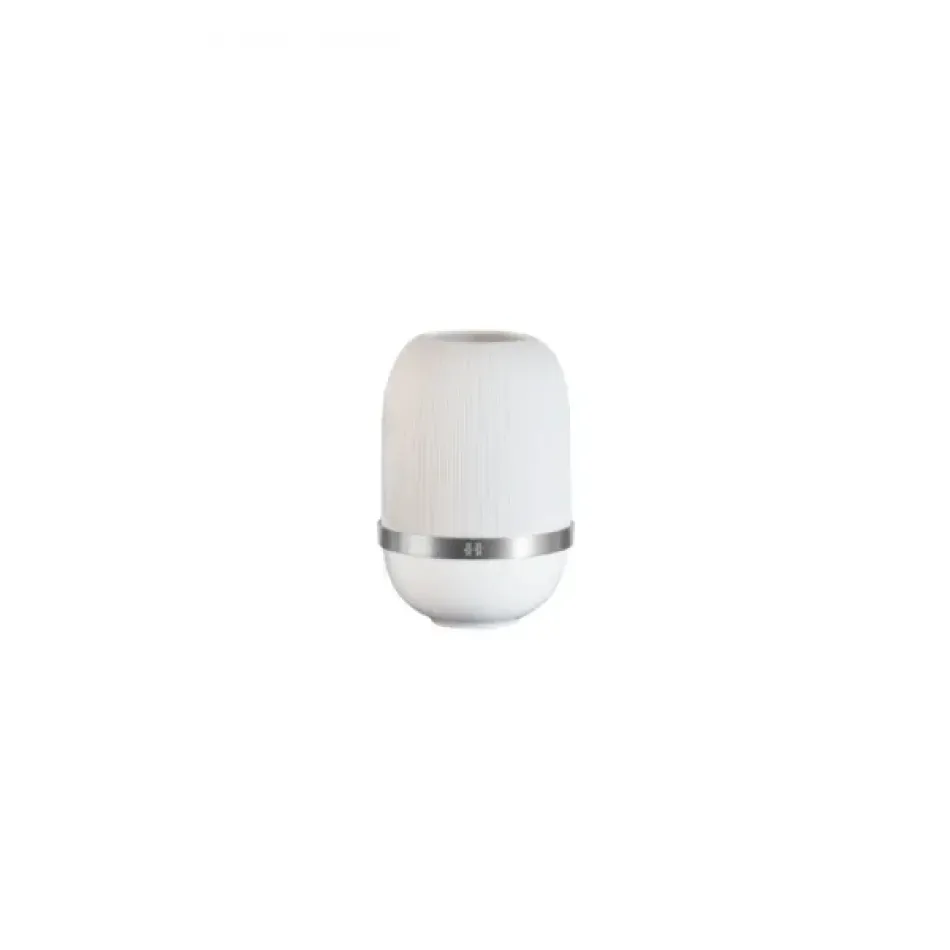 Infini Silver Band Candle Holder