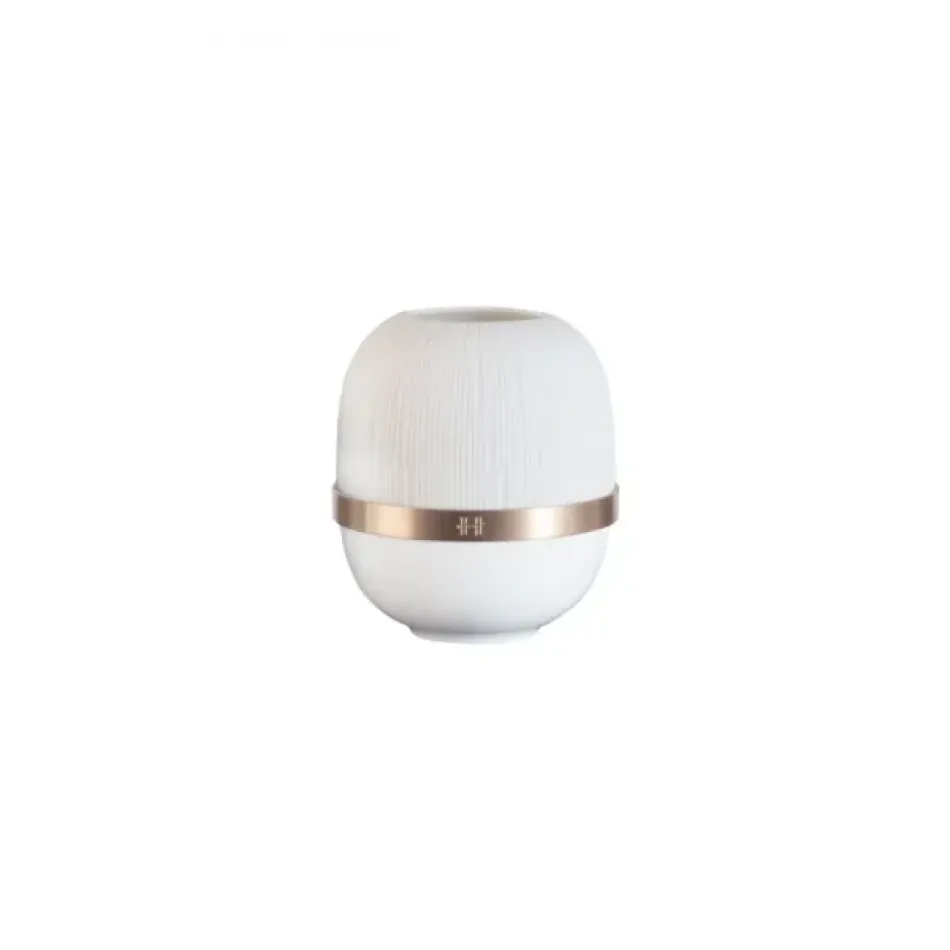 Infini Golden Band Candle Holder Medium
