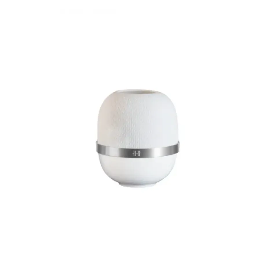 Canevas Silver Band Candle Holder Medium