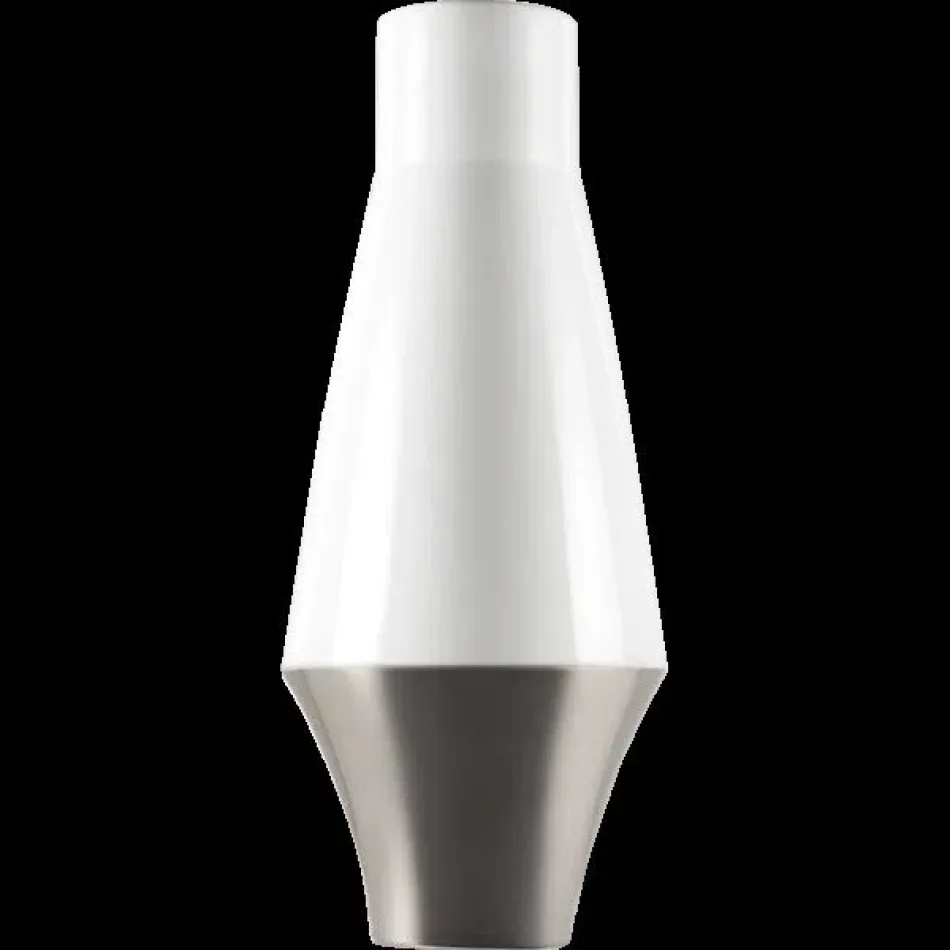 Graphic Large Vase Platine Platinum