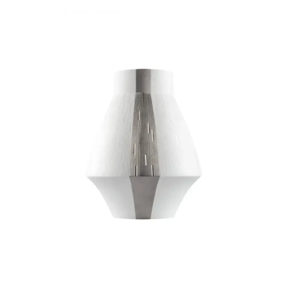 Infini 2 Bandes Platine Vase Small (Numbered Edition)