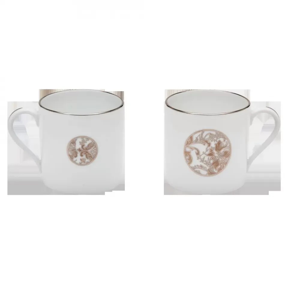 Mini Mug Platinum Matignon A Matignon/Platinum 7 Cm 15 Cl (Special Order)