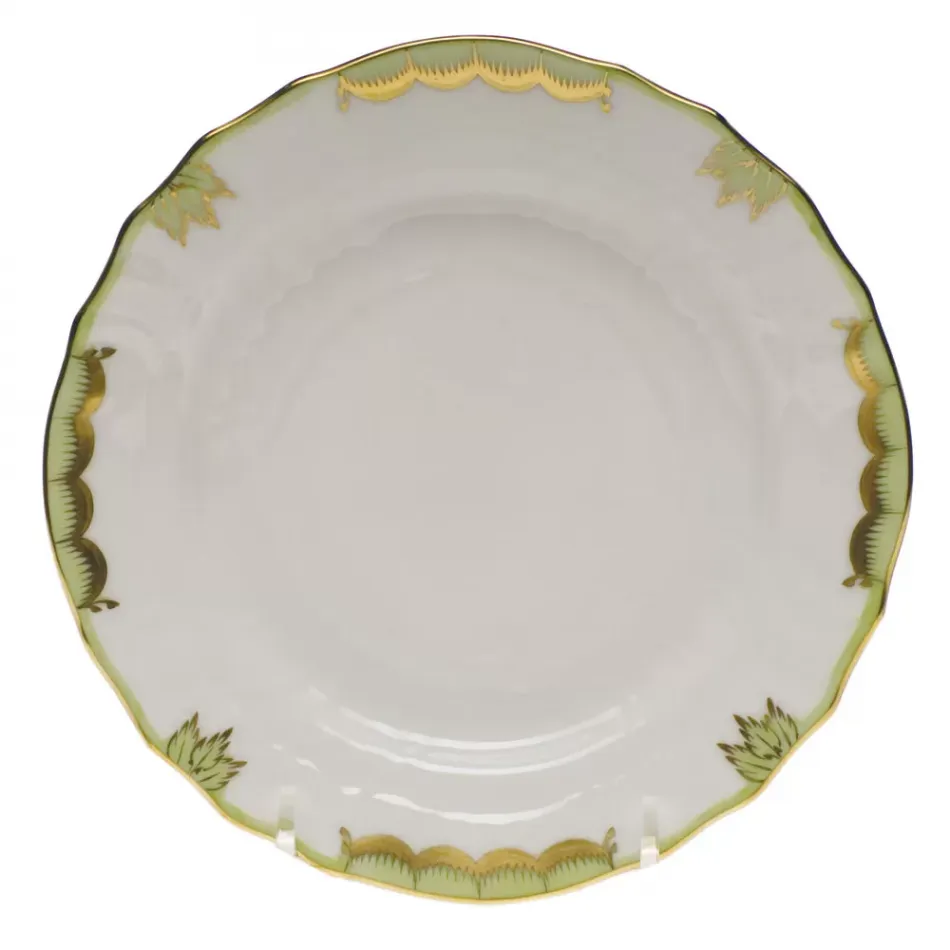 Princess Victoria Green Bread And Butter Plate 6 in D