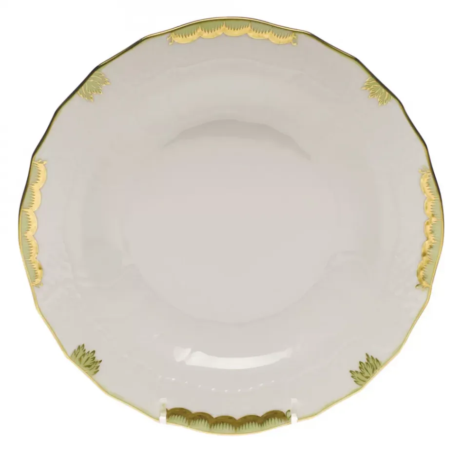 Princess Victoria Green Dessert Plate 8.25 in D