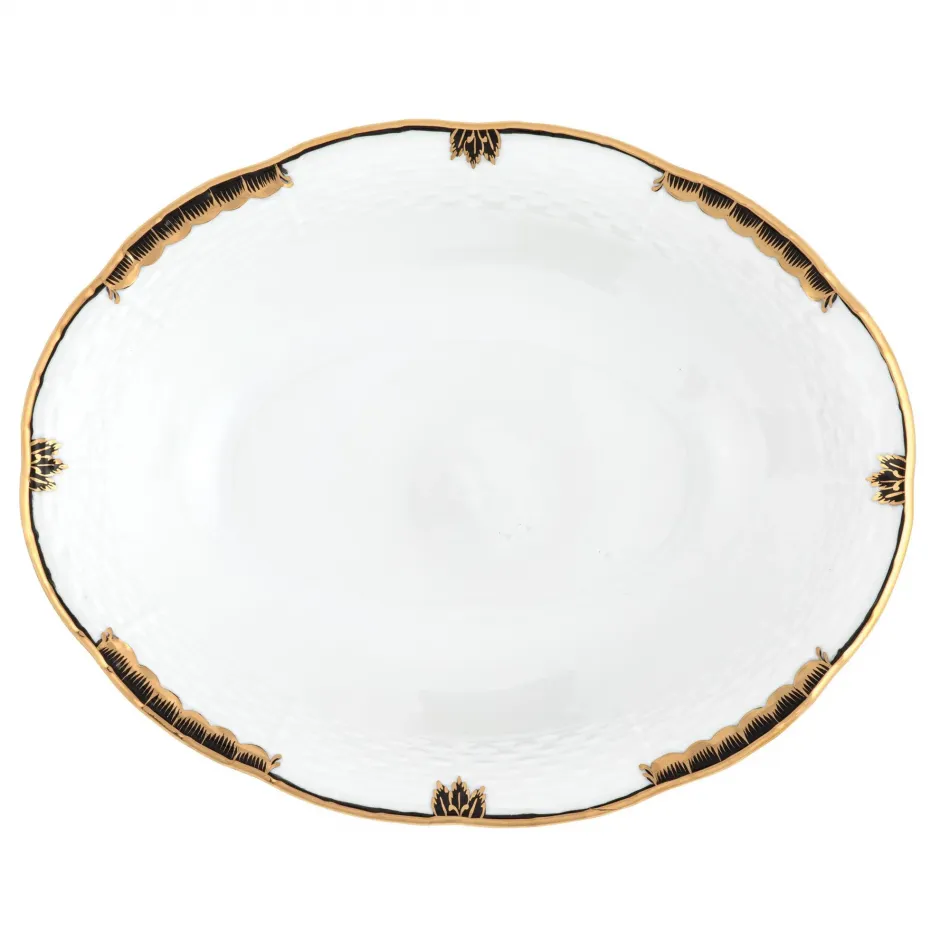 Princess Victoria Black Oval Vegetable Dish