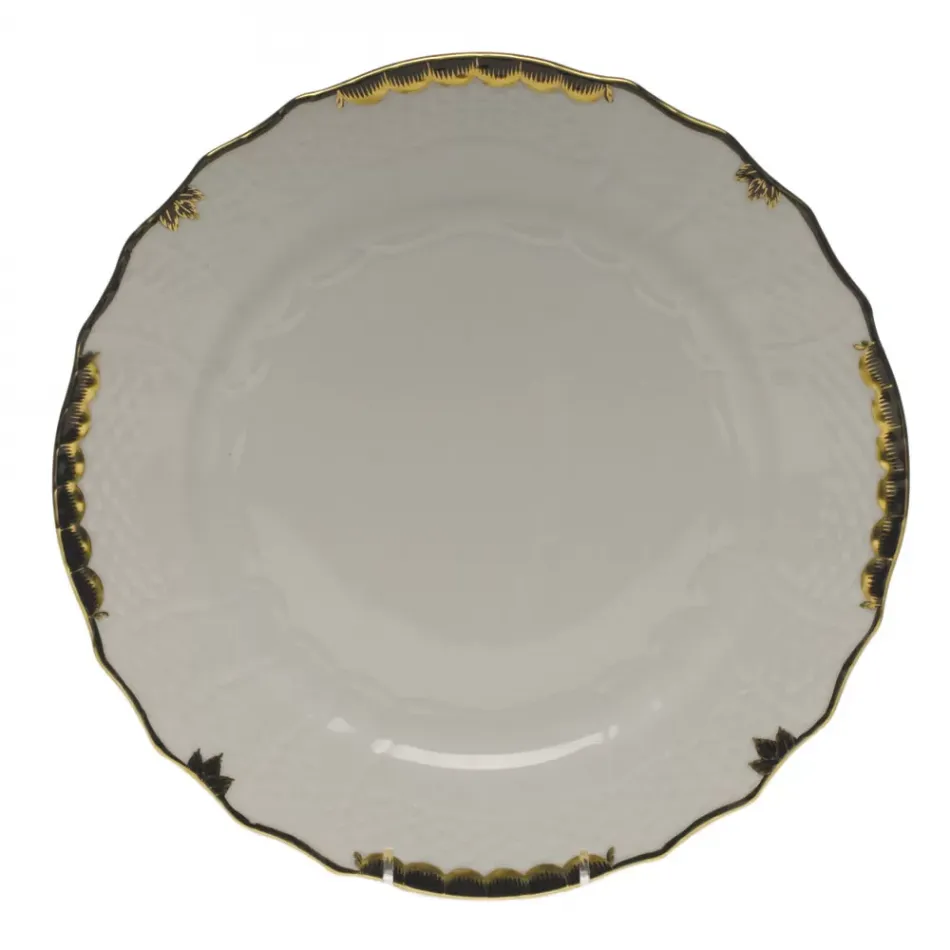 Princess Victoria Black Service Plate 11 in D