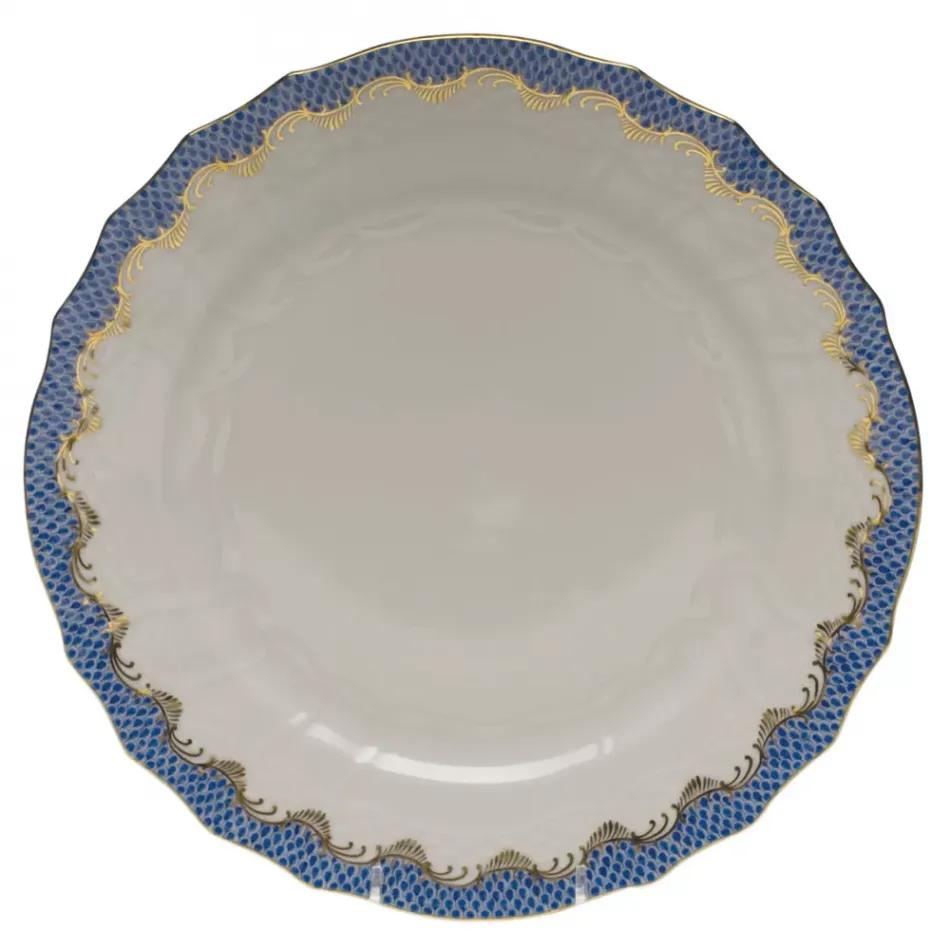 Fish Scale Blue Service Plate 11 in D