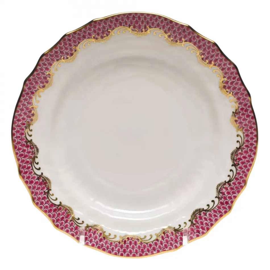 Fish Scale Pink Bread And Butter Plate 6 in D