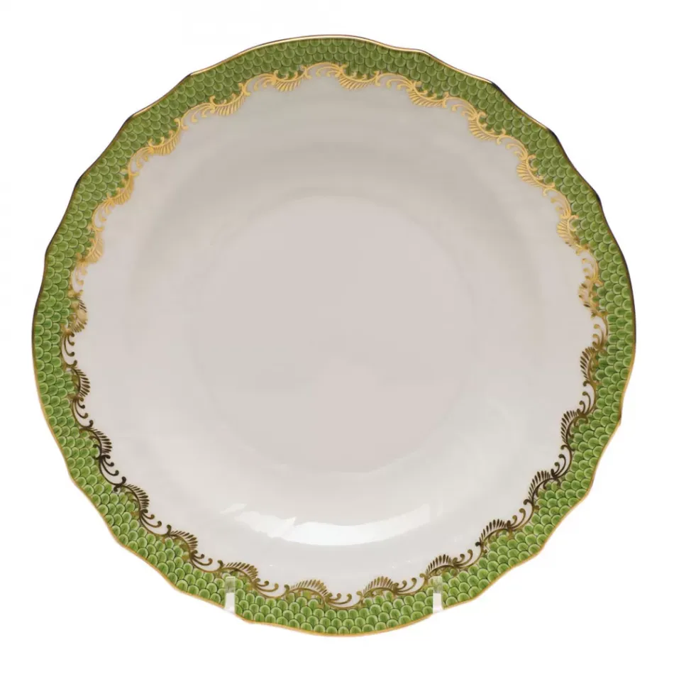 Fish Scale Evergreen Salad Plate 7.5 in D