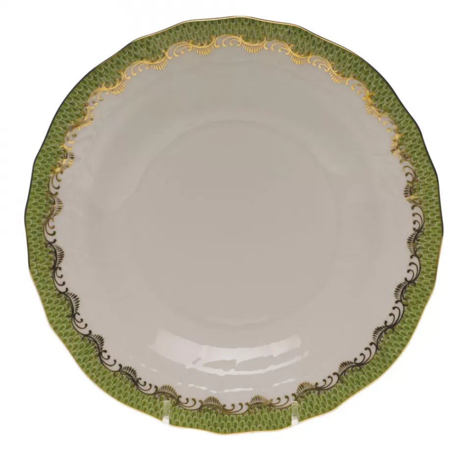 Fish Scale Evergreen Dessert Plate 8.25 in D