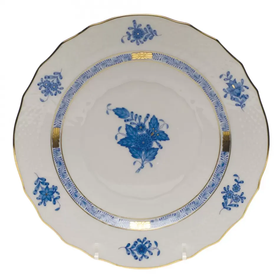 Chinese Bouquet Blue Salad Plate 7.5 in D
