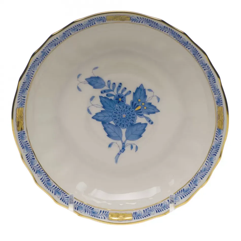 Chinese Bouquet Blue Canton Saucer 5.5 in D