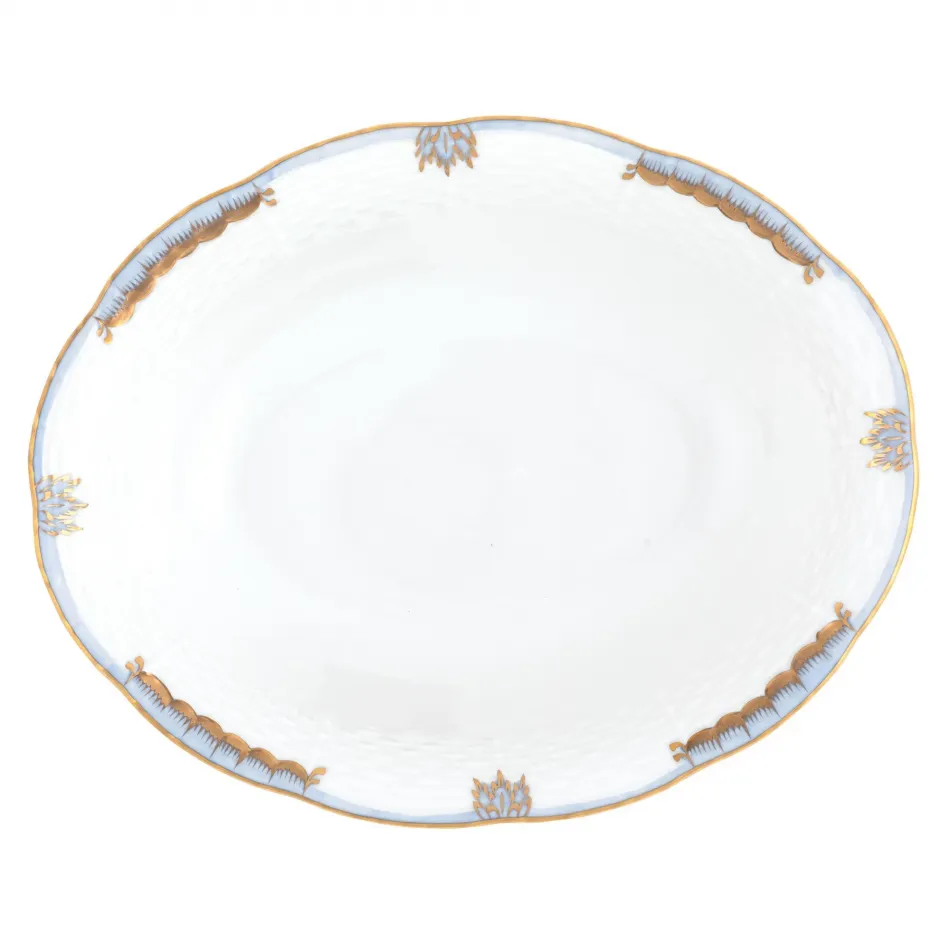 Princess Victoria Light Blue Oval Vegetable Dish
