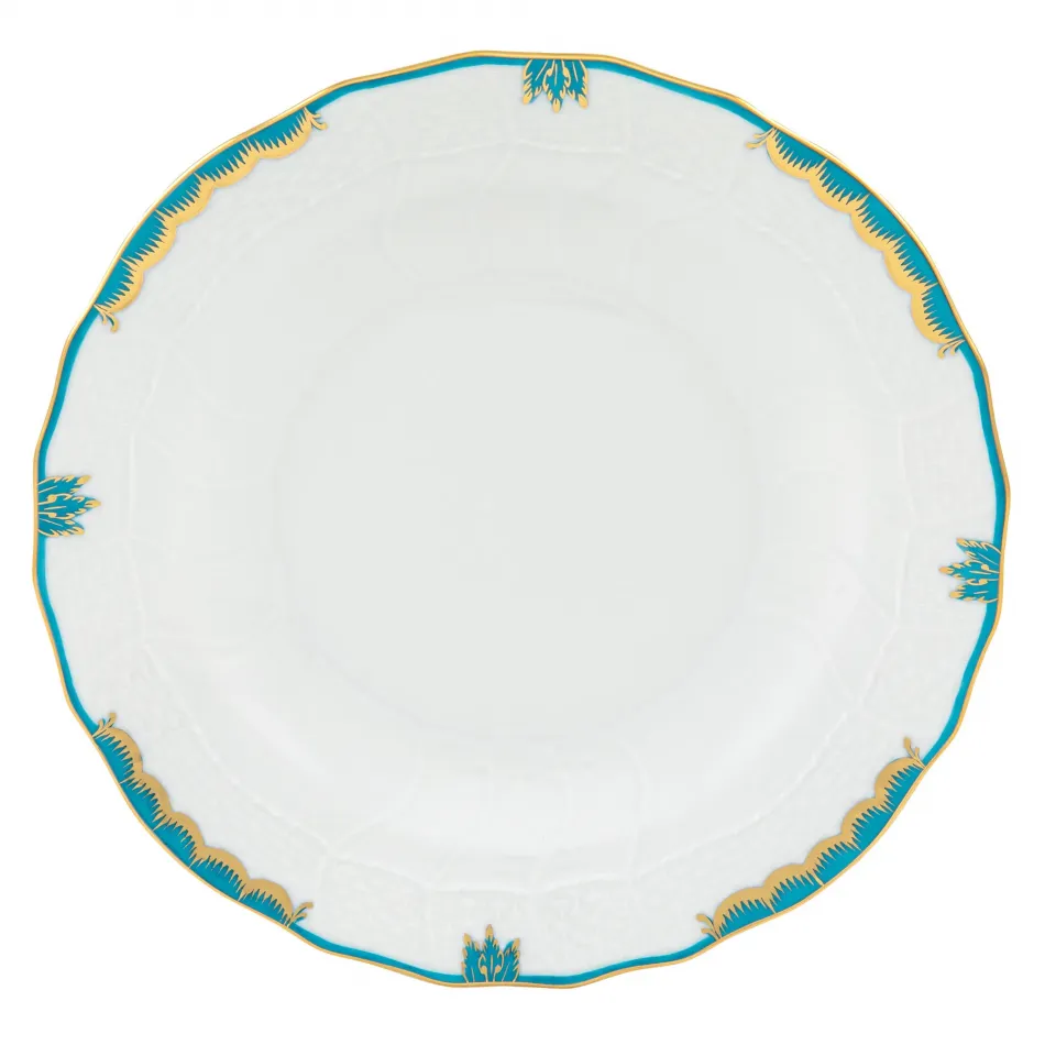 Princess Victoria Turquoise Dessert Plate 8.25 in D