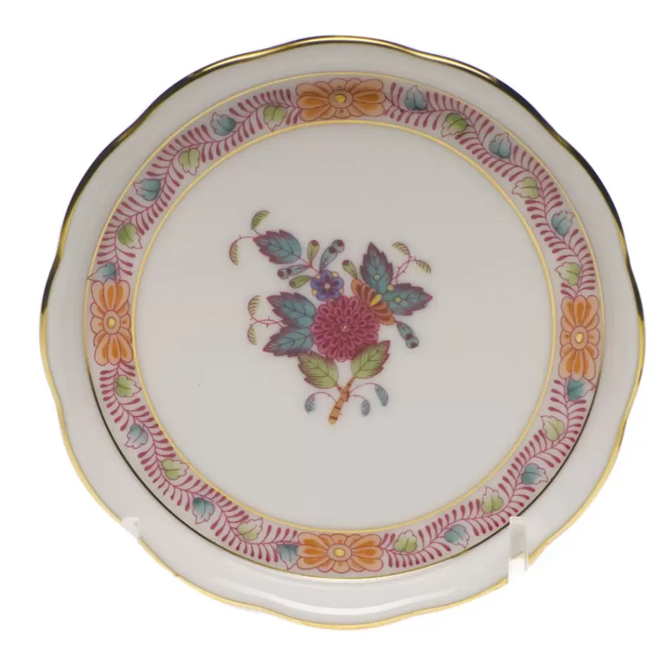 Chinese Bouquet Multicolor Coaster 4 in D