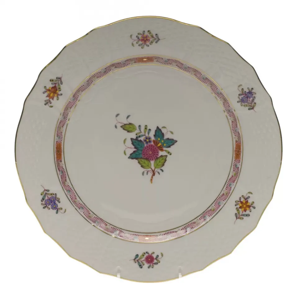 Chinese Bouquet Multicolor Service Plate 11 In D