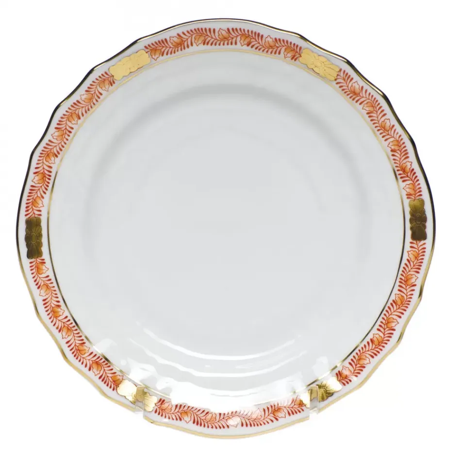 Chinese Bouquet Garland Rust Bread And Butter Plate 6 in D