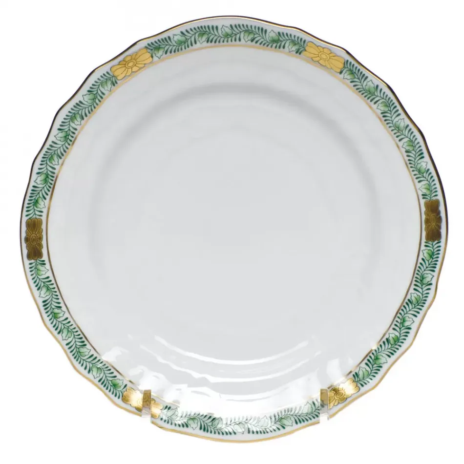 Chinese Bouquet Garland Green Bread And Butter Plate 6 in D