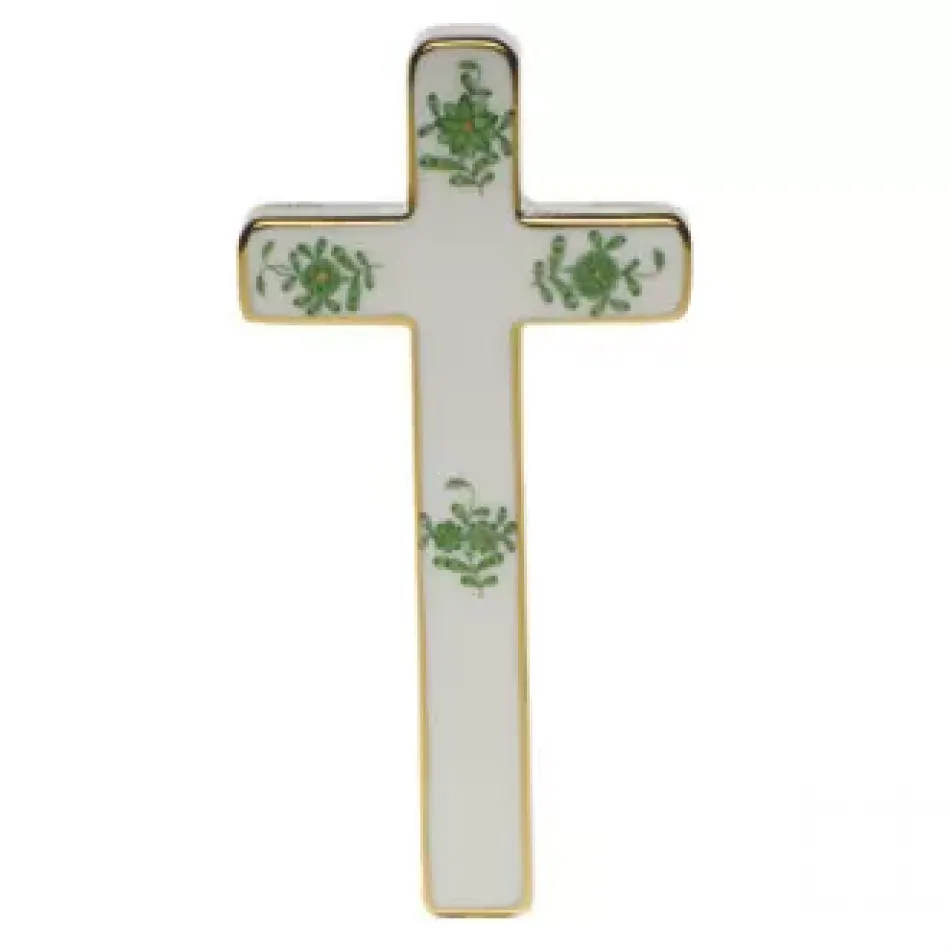 Chinese Bouquet Green Cross 4.75 in L X 2.25 in W