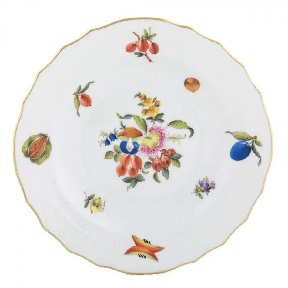 Fruits & Flowers Motif 07 Multicolor Salad Plate 7.5 in D