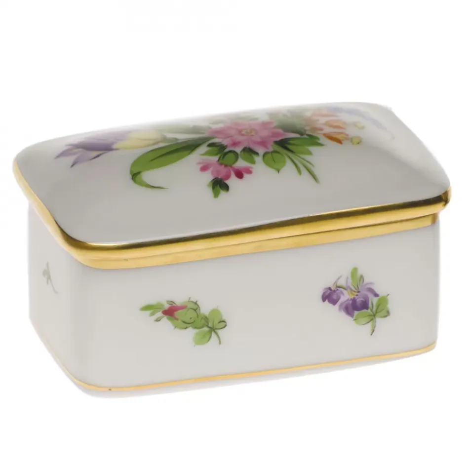 Printemps Multicolor Rectangular Box 3 in L X 2 in W