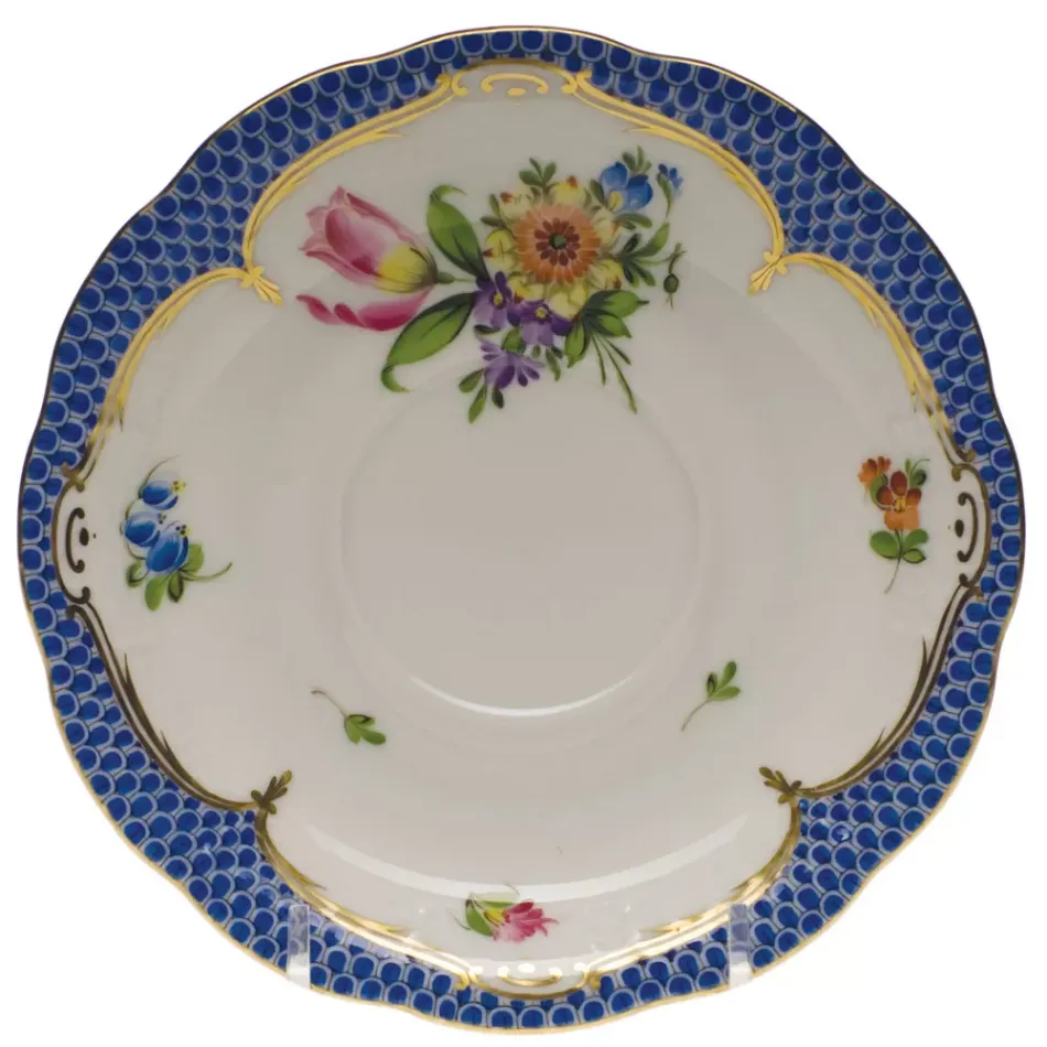 Printemps Motif 03 Multicolor Tea Saucer 6 in D