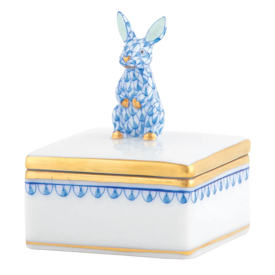 Bunny Box Blue 2 in L X 2 in W X 2.5 in H