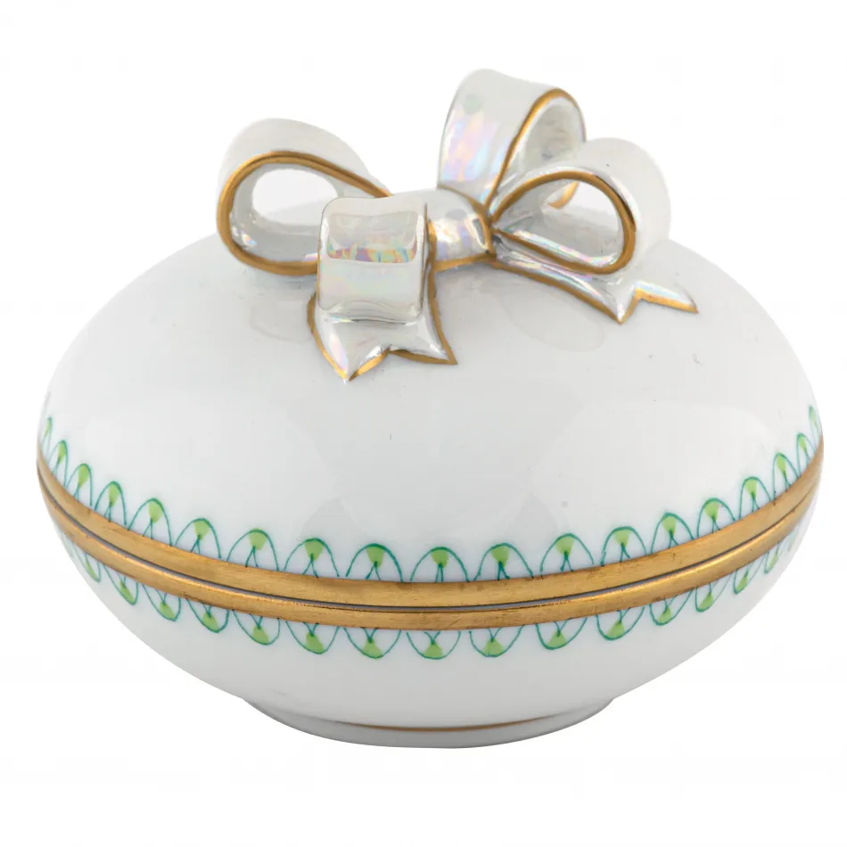 Round Box with Bow Keylime