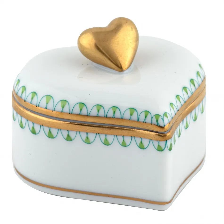 Double Heart Box Keylime