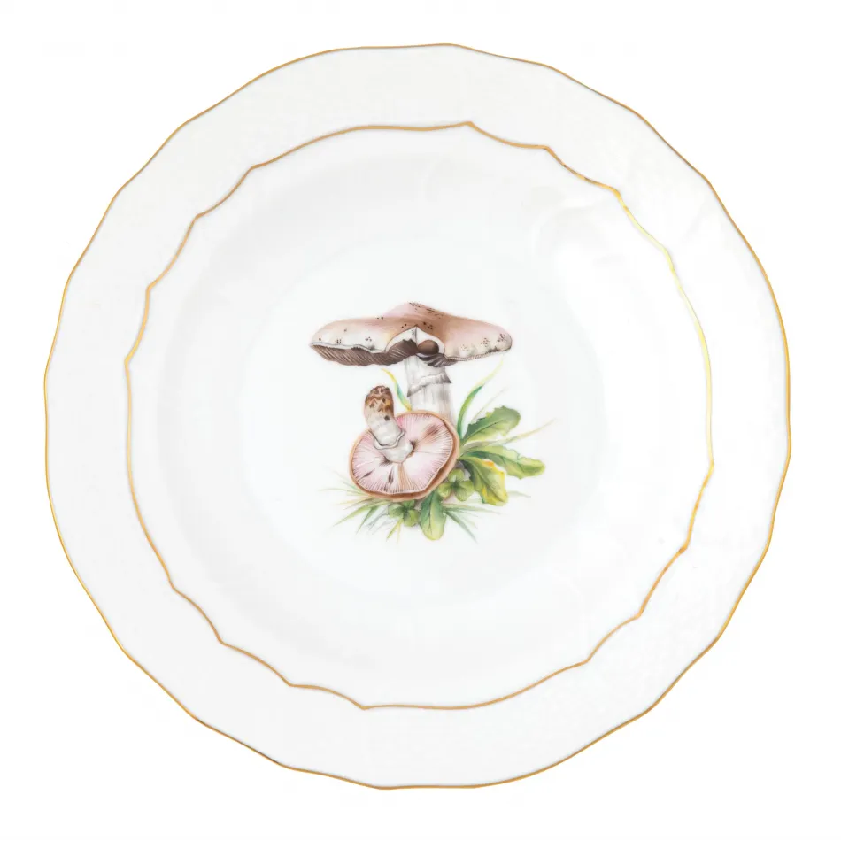 Mushroom Multicolor Luncheon Plate Motif 01