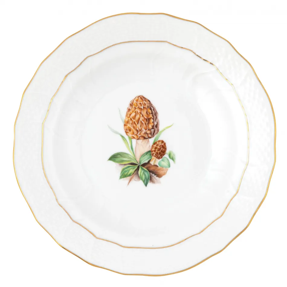 Mushroom Multicolor Luncheon Plate Motif 10