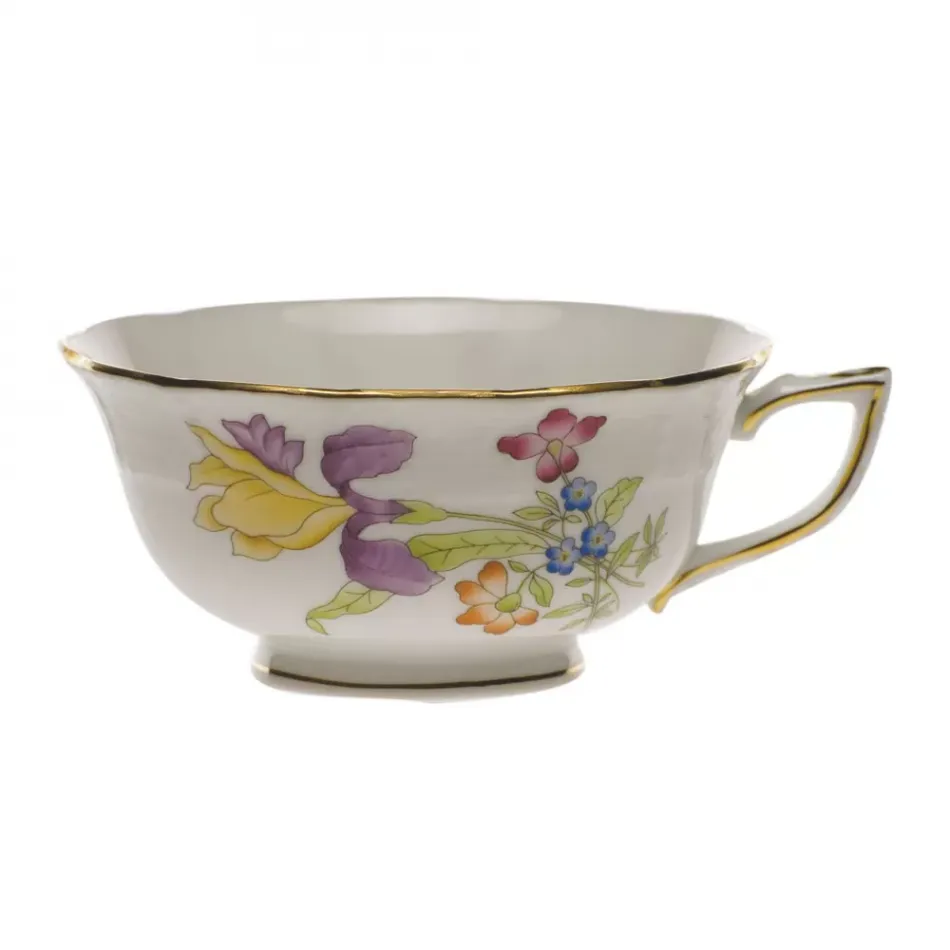 Antique Iris Multicolor Tea Cup 8 Oz