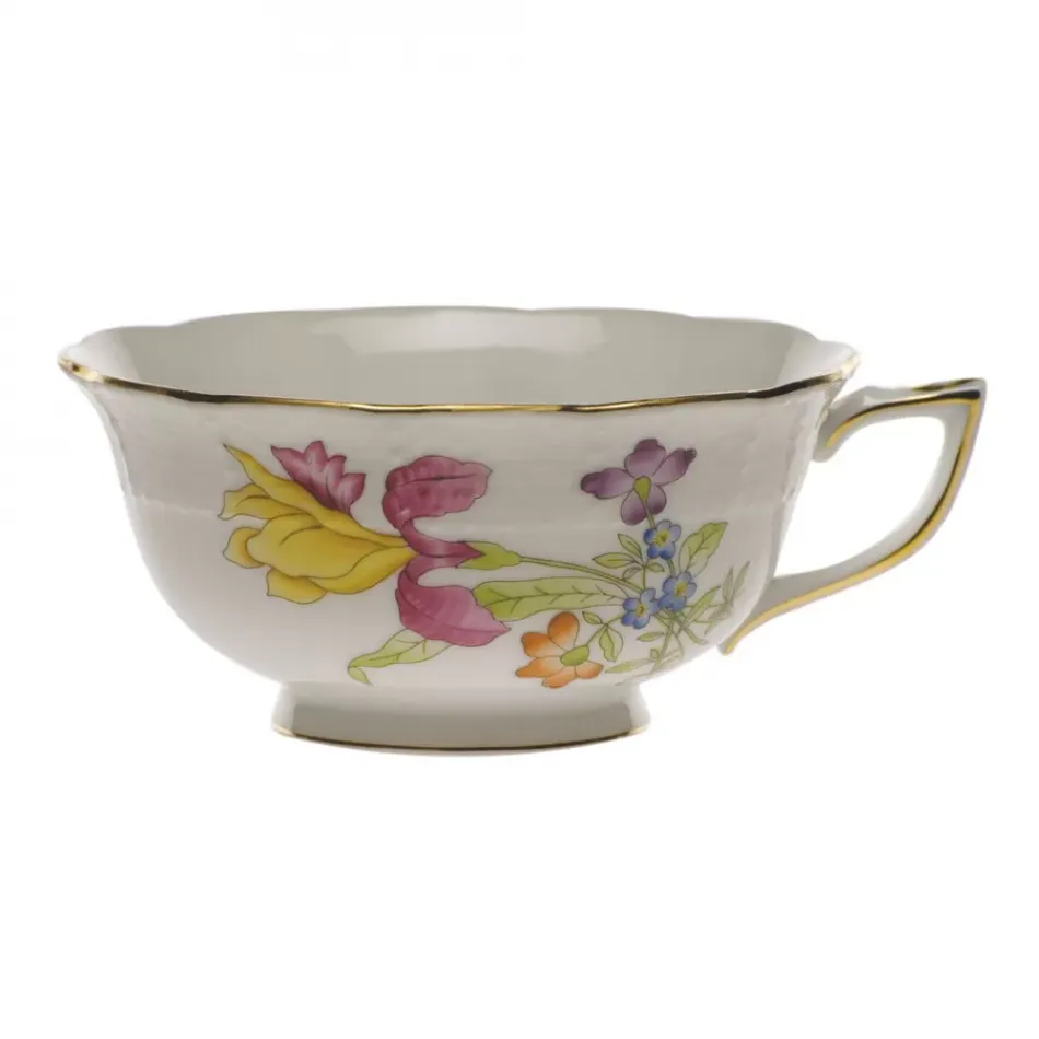 Antique Iris Multicolor Tea Cup 8 Oz