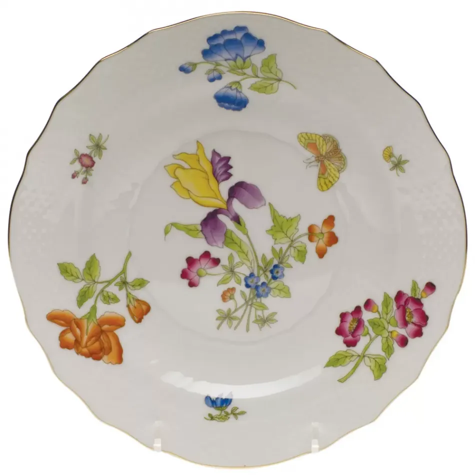 Antique Iris Multicolor Salad Plate 7.5 in D