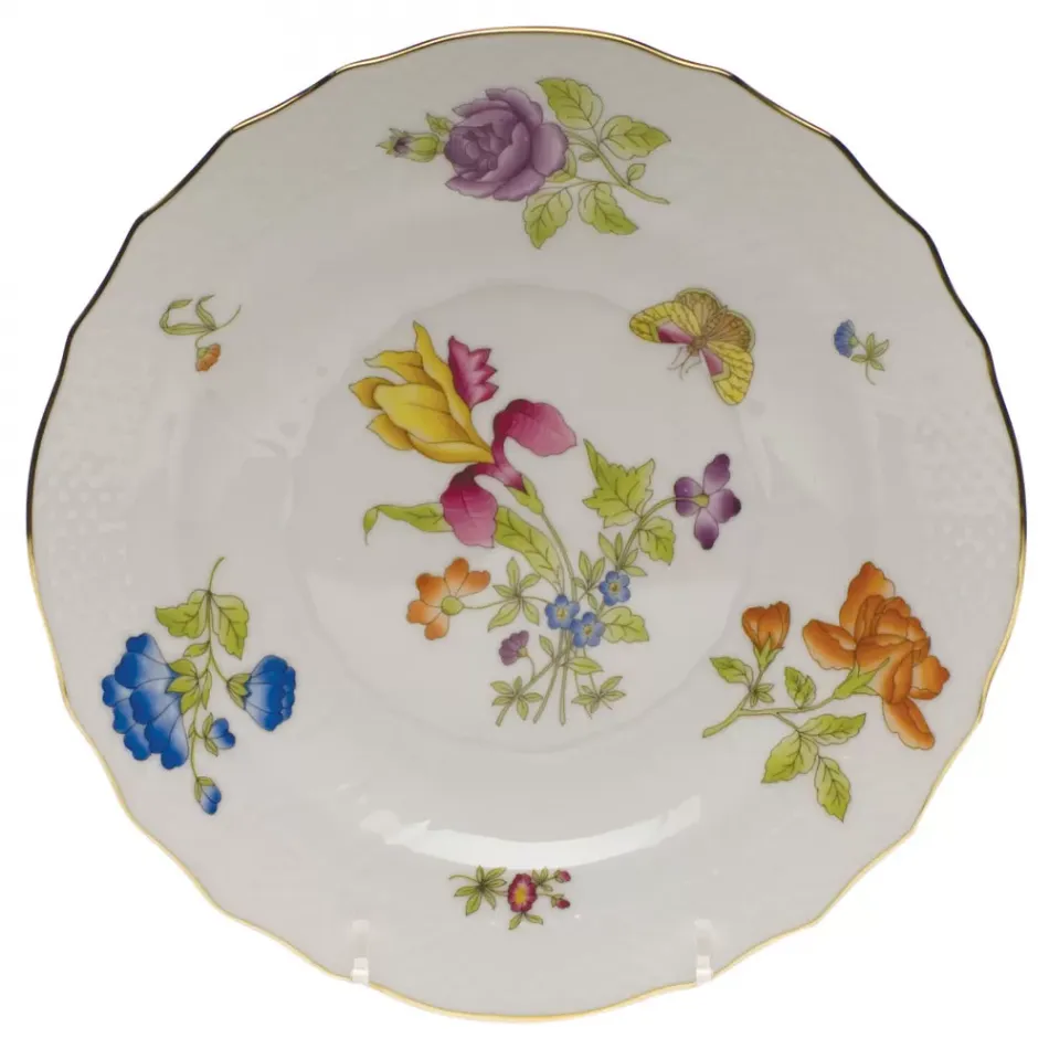 Antique Iris Multicolor Salad Plate 7.5 in D